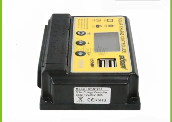  Bộ điều khiển sạc pin năng lượng mặt trờ 30A Suoer tại Bình Thuận