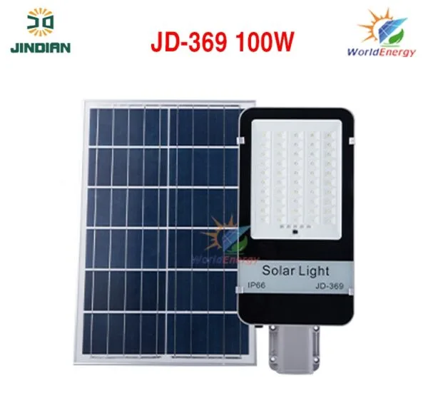 Giá Đèn Đường năng lượng mặt trời 100W Jindian (JD-369) tại Bình Thuận [hienthinam]