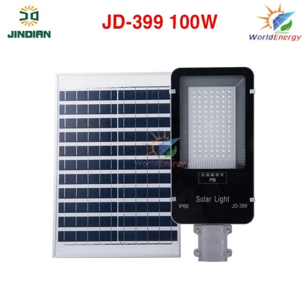 Giá Đèn Đường năng lượng mặt trời 100W Jindian (JD-399) tại Bình Thuận [hienthinam]