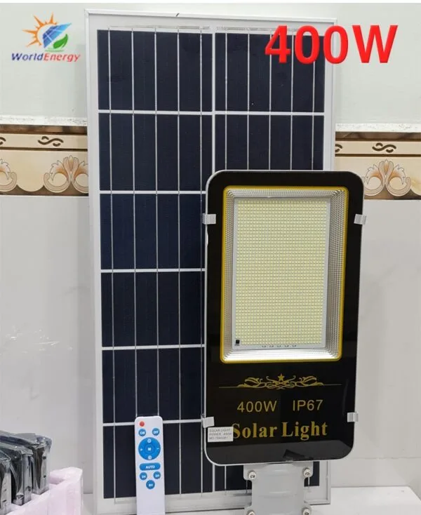 Giá Đèn Đường năng lượng mặt trời 400W Solar Light tại Bình Thuận [hienthinam]