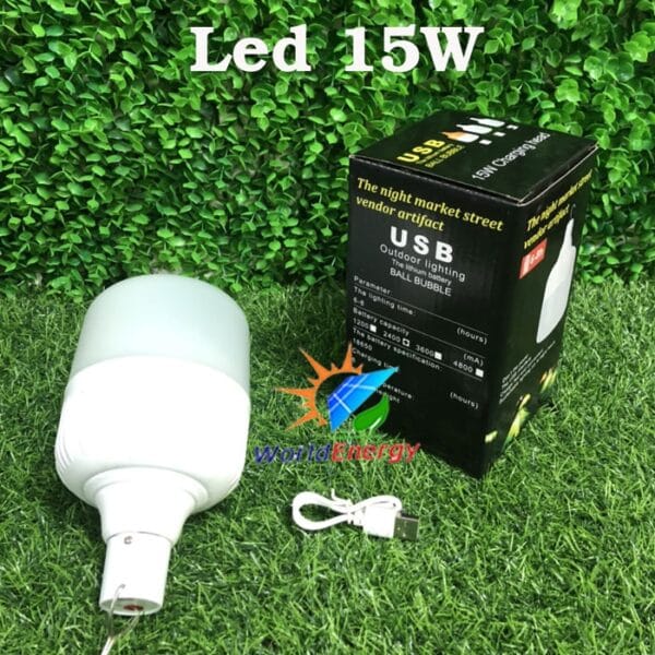 Giá Đèn Led búp năng lượng Mặt Trời 15W