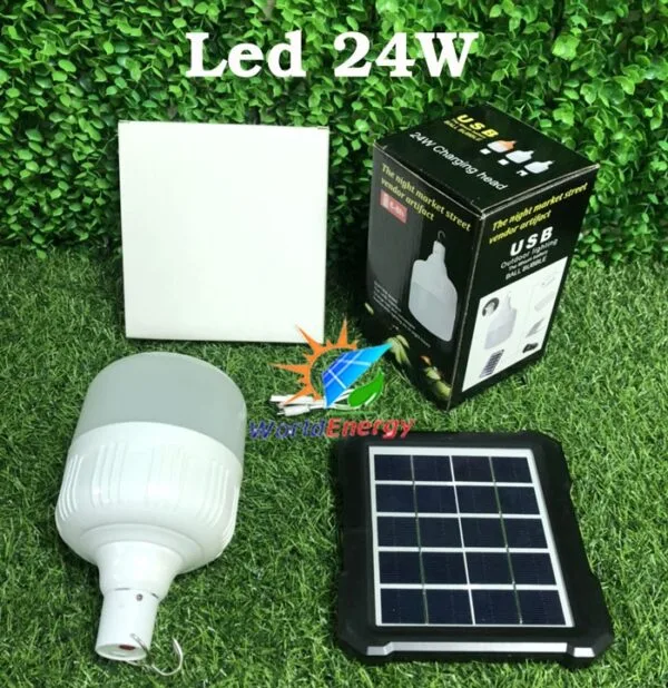 Giá Đèn Led búp năng lượng Mặt Trời 24W