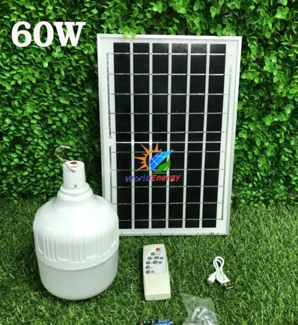 Giá Đèn Led búp năng lượng Mặt Trời 60W
