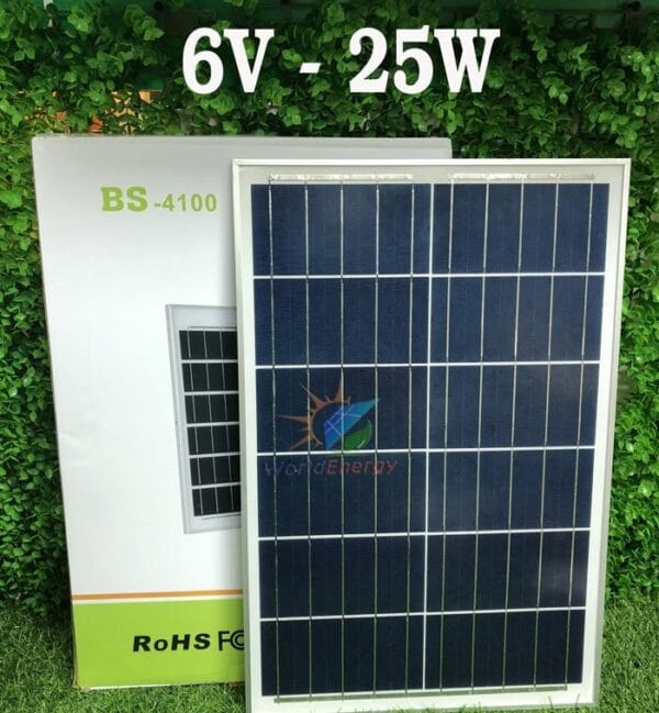 Tấm pin cho đèn năng lượng 6V - 25W tại Bình Thuận [hienthinam]