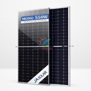 Tấm pin mặt trời JA Solar 550W tại Bình Thuận