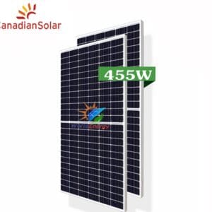 Tấm Pin Mono Canadian 455W tại Bình Thuận